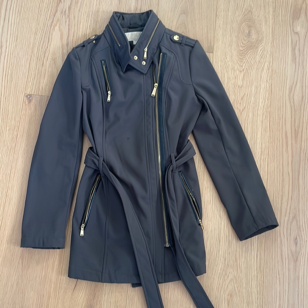 Michael Kors Trench Jacket with Packable Hood Size XX